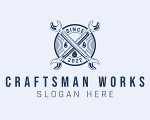 Wrench Tool Maintenance logo design