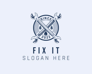 Wrench Tool Maintenance logo design