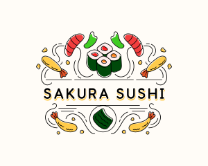 Oriental Sushi Restaurant logo design