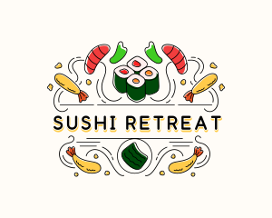 Oriental Sushi Restaurant logo design