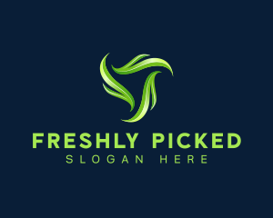 Natural Leaf Lawn logo design