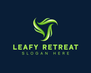 Natural Leaf Lawn logo design