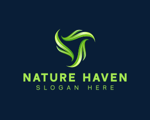 Natural Leaf Lawn logo design