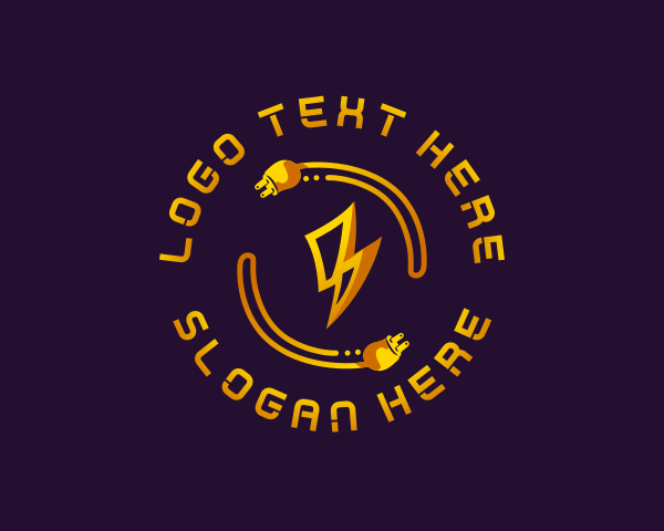 Lightning Bolt logo example 2