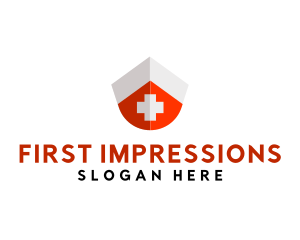 Nurse Cap First Aid Kit logo design