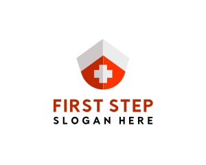 Nurse Cap First Aid Kit logo design