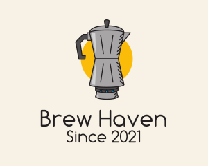 Coffee Carafe Percolator logo design