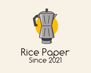 Coffee Carafe Percolator logo design