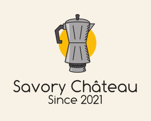 Coffee Carafe Percolator logo design