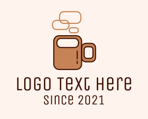 Brown Coffee Mug  logo