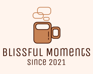 Brown Coffee Mug  logo