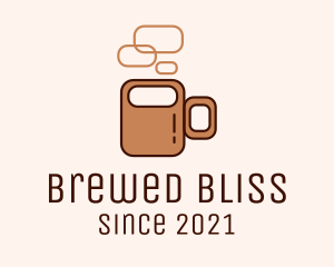 Brown Coffee Mug  logo design