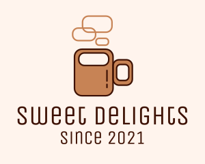 Brown Coffee Mug  logo design