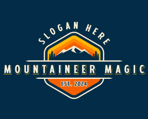 Nature Mountain Climbing  logo design