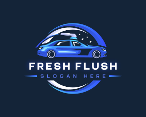 Car Polisher Restoration Logo