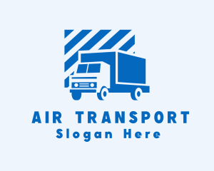 Delivery Truck Transportation logo design