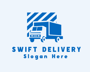 Delivery Truck Transportation logo design