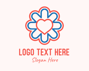 Medical Floral Heart Logo