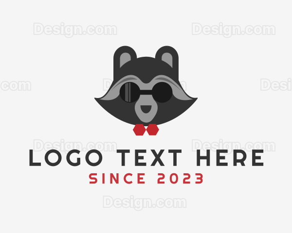 Fashion Raccoon Shades Logo