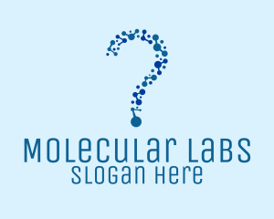 Molecule Question Science  logo design