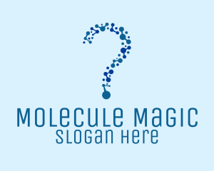 Molecule Question Science  logo design