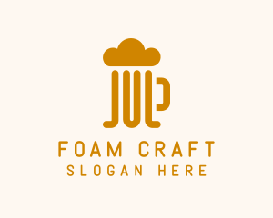 Simple Beer Foam Mug  logo design