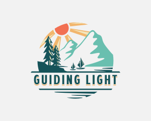 Mountain Island Vacation logo design