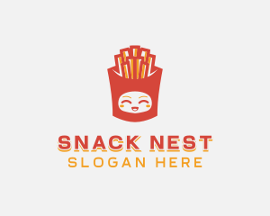 Fries Snack Diner logo design