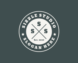 Hipster Fashion Boutique Studio logo design