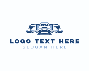 Trucking Delivery Dispatch Logo