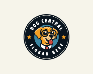 Smart Puppy Dog logo design