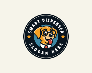 Smart Puppy Dog logo design