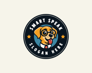 Smart Puppy Dog logo design