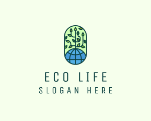 Global Eco Nature Conservation logo design