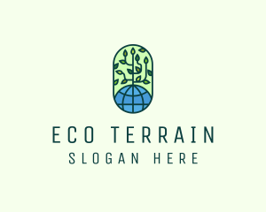 Global Eco Nature Conservation logo design