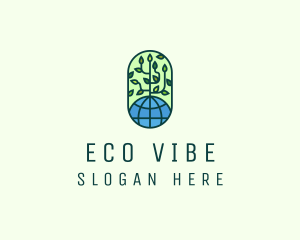 Global Eco Nature Conservation logo design