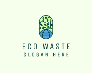 Global Eco Nature Conservation logo design