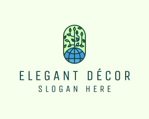 Global Eco Nature Conservation logo design