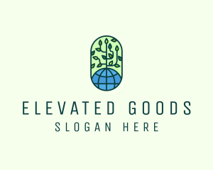 Global Eco Nature Conservation logo design