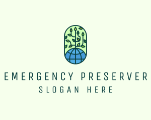 Global Eco Nature Conservation logo design