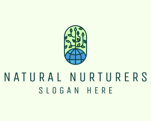 Global Eco Nature Conservation logo design