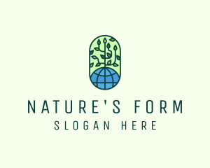 Global Eco Nature Conservation logo design