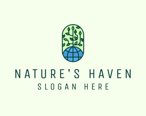 Global Eco Nature Conservation logo design