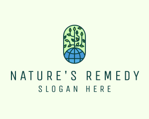 Global Eco Nature Conservation logo design