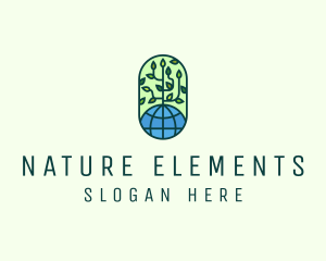 Global Eco Nature Conservation logo design