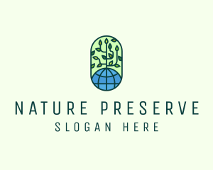 Global Eco Nature Conservation logo design