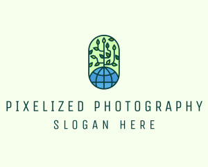 Global Eco Nature Conservation logo design