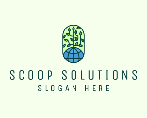 Global Eco Nature Conservation logo design