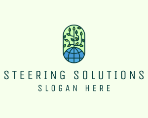 Global Eco Nature Conservation logo design