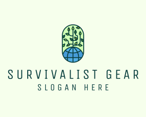 Global Eco Nature Conservation logo design